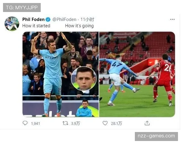 Foden网络影响力再创新高，球星社交媒体成新兴体育文化阵地